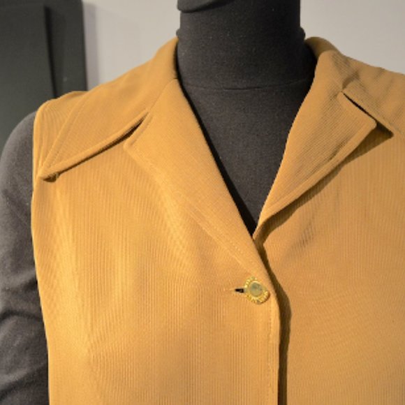 Vintage 80's Mark Eisen Swingy Tunique Vest - Picture 4 of 12